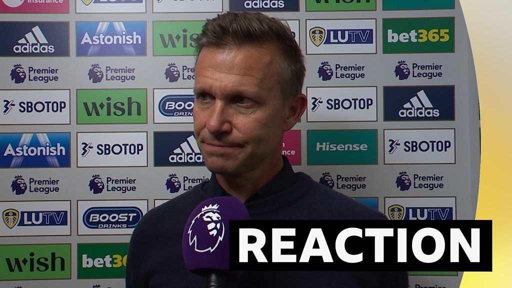 Leeds 1-1 Everton: Jesse Marsch frustrated with visitors' attempts to 'slow' game