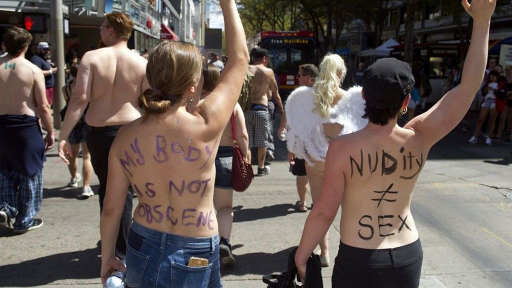 Does the US have a problem with topless women? - BBC News