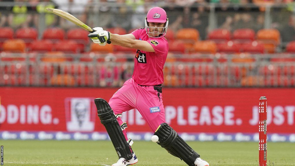 Daniel Hughes playing for Sydney Sixers