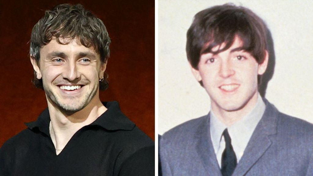 Photos of Paul Mescal and Paul McCartney