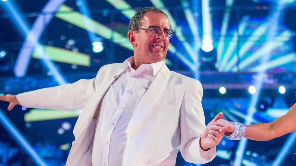 Reverend Richard Coles competing on Strictly