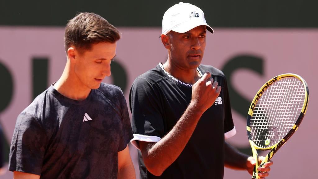 Joe Salisbury and Rajeev Ram at the French Open