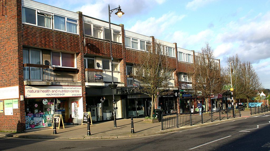 A shopping parade in Hockley