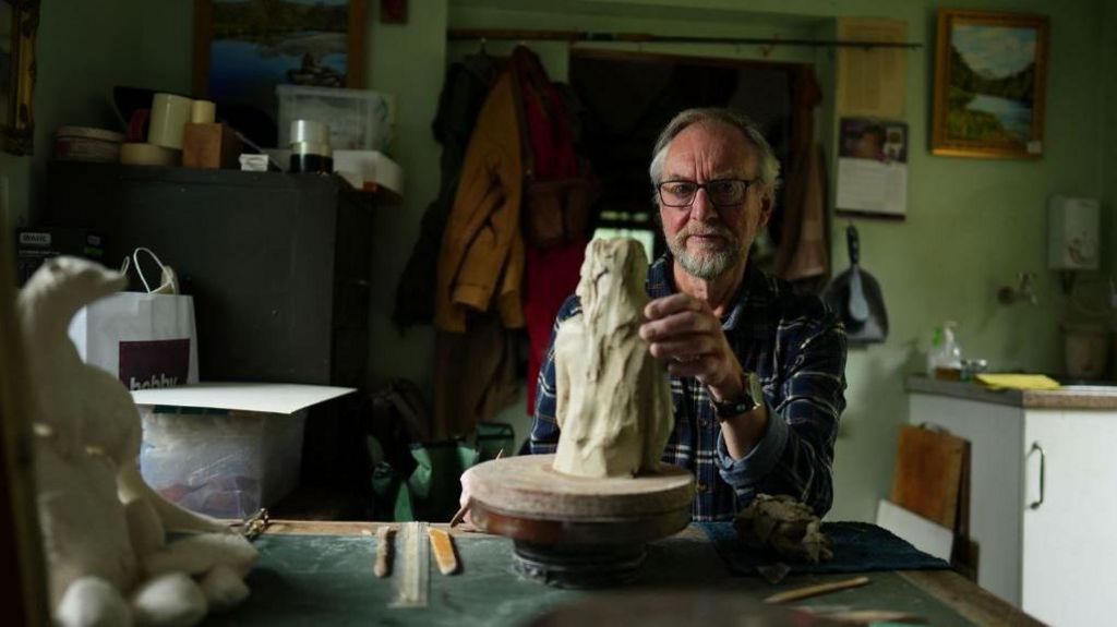 Neil Dalrymple, a ceramic artist from Ruthin