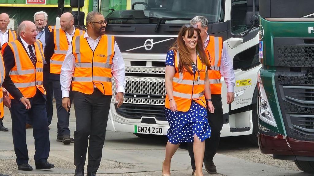 James Cleverly and Kelly Tolhurst in Strood