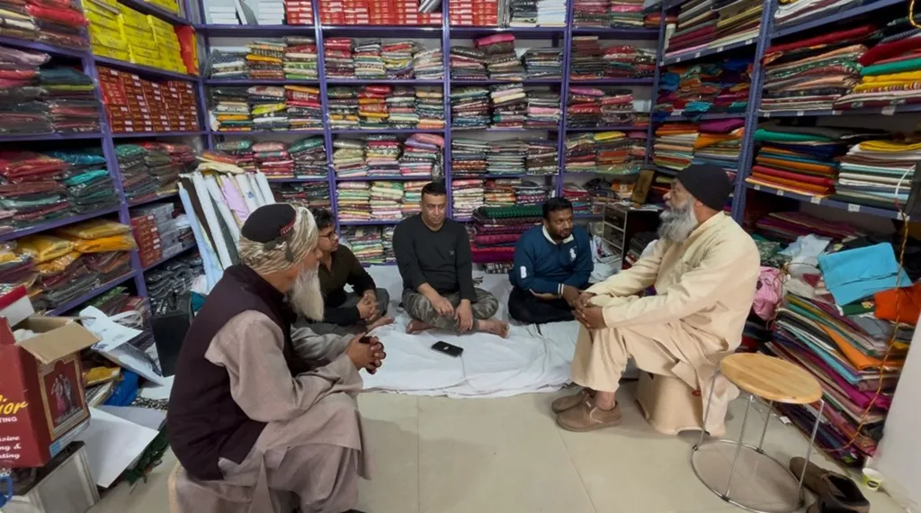 Vakeel Ahmed in his shop in Kotdwar