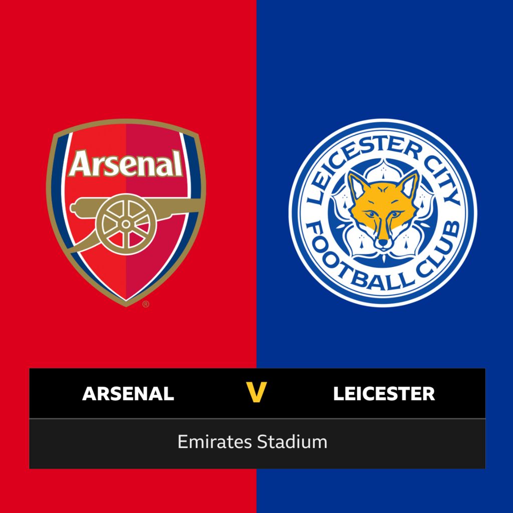 Follow Arsenal v Leicester live