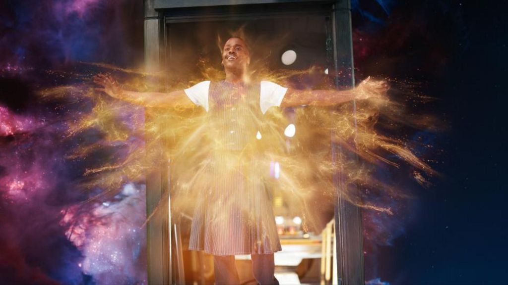 Ncuti Gatwa regenerates as the Doctor in Doctor Who season finale