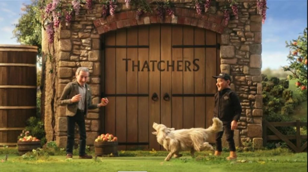 Image from the Aardman Animations Thatchers advert