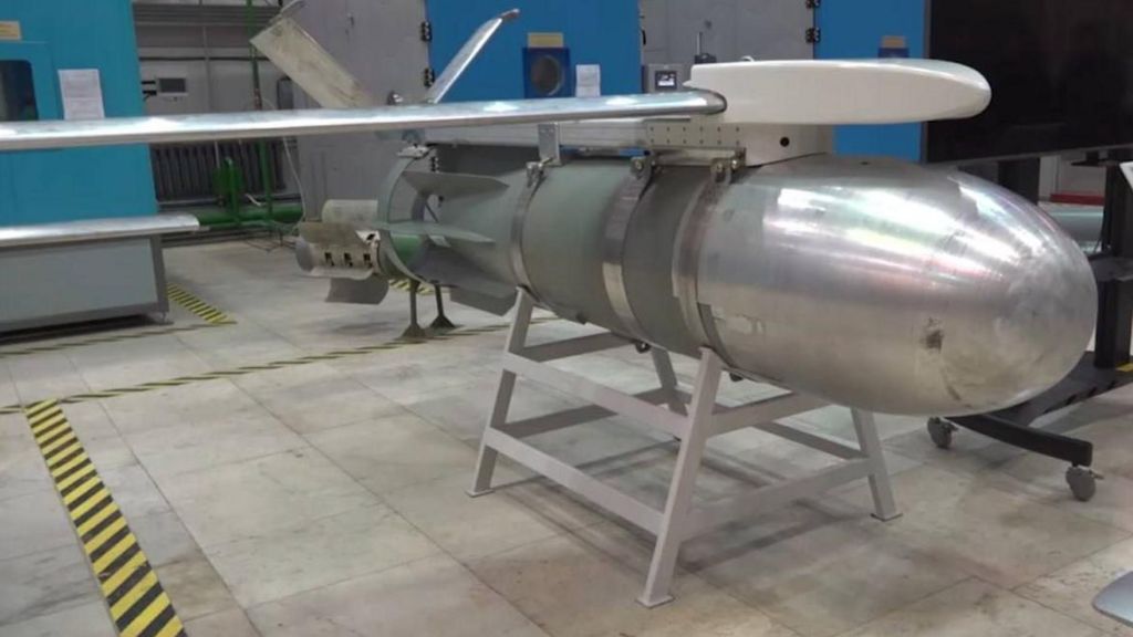Russia showed off its latest version of a 1.5-tonne glide bomb earlier this year