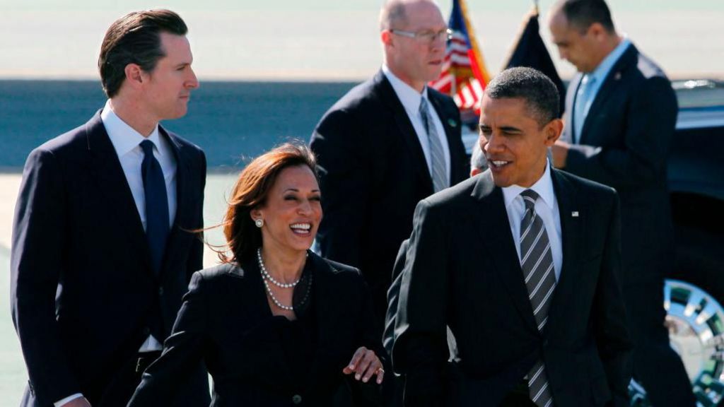 Kamala Harris and Barack Obama