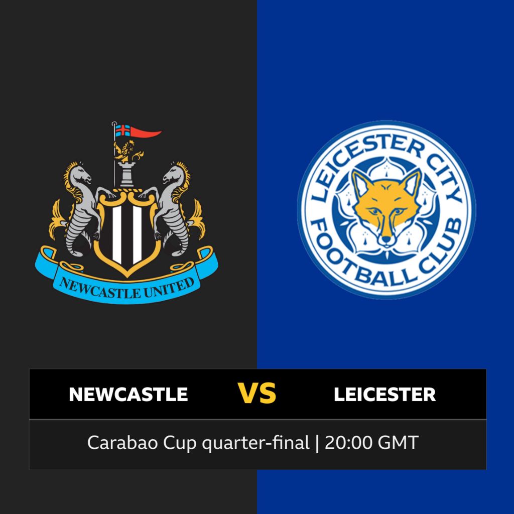 Newcastle United v Leicester City Carabao Cup quarterfinal preview