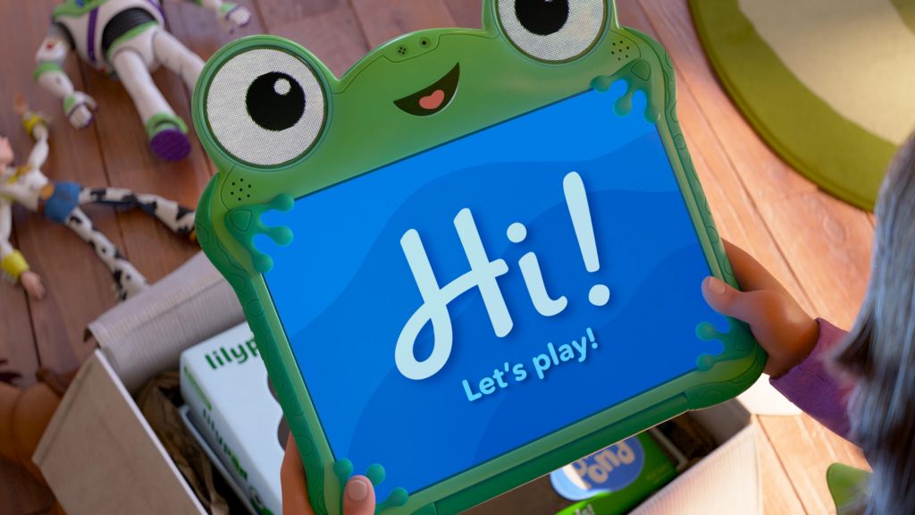 A frog-like tablet device called Lilypad