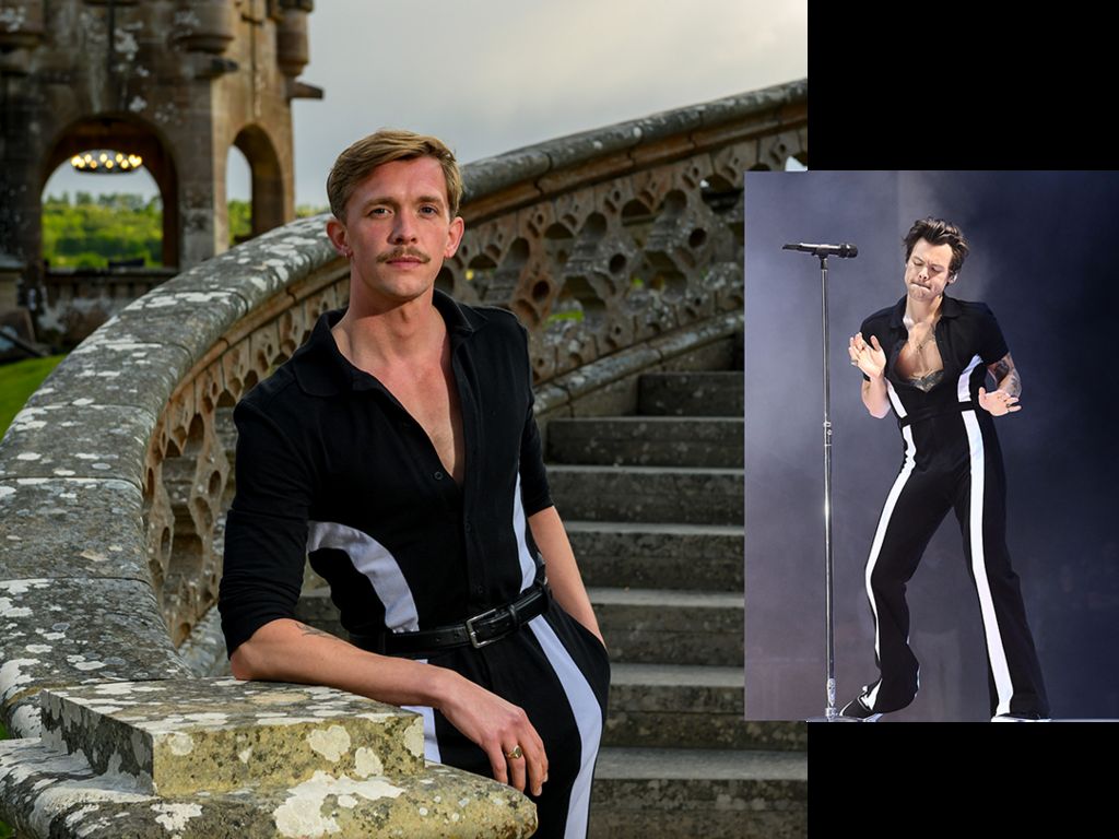 Stephen wearing a jumpsuit by Palomo Spain. Harry Styles wore the same outfit during Capital FM’s Summertime Ball