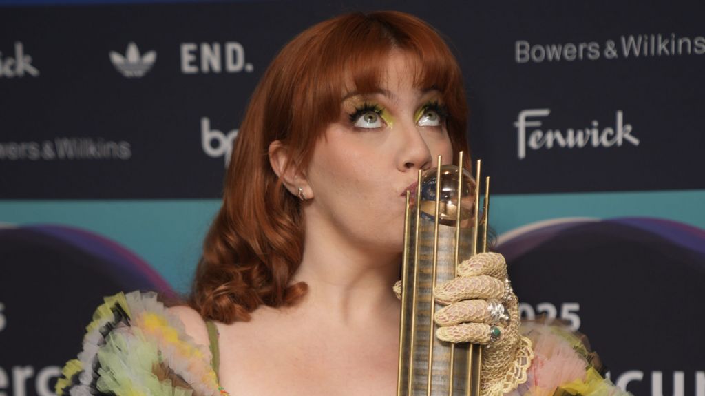 Cmat with her Mercury Prize