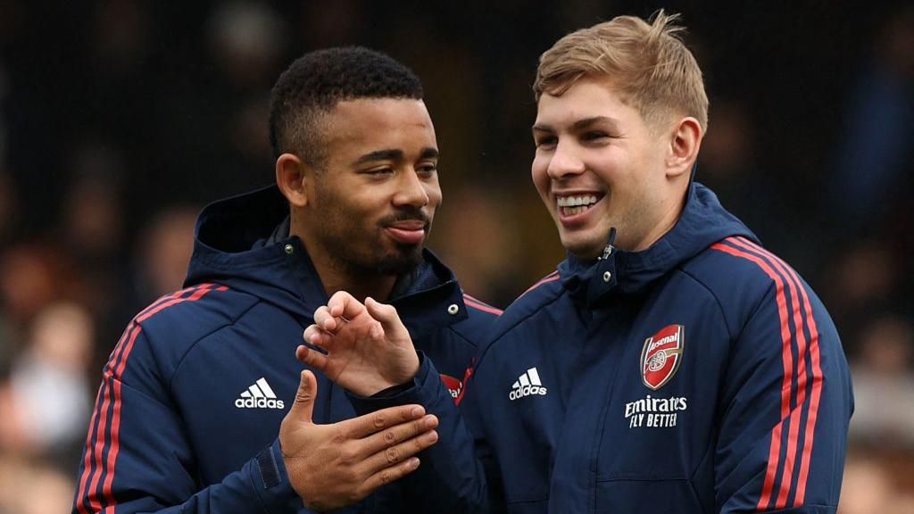 Arsenal Mikel Arteta on Emile Smith Rowe and Gabriel Jesus BBC Sport