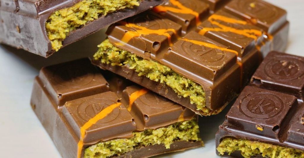 Dubai pistachio kunafa chocolate bars