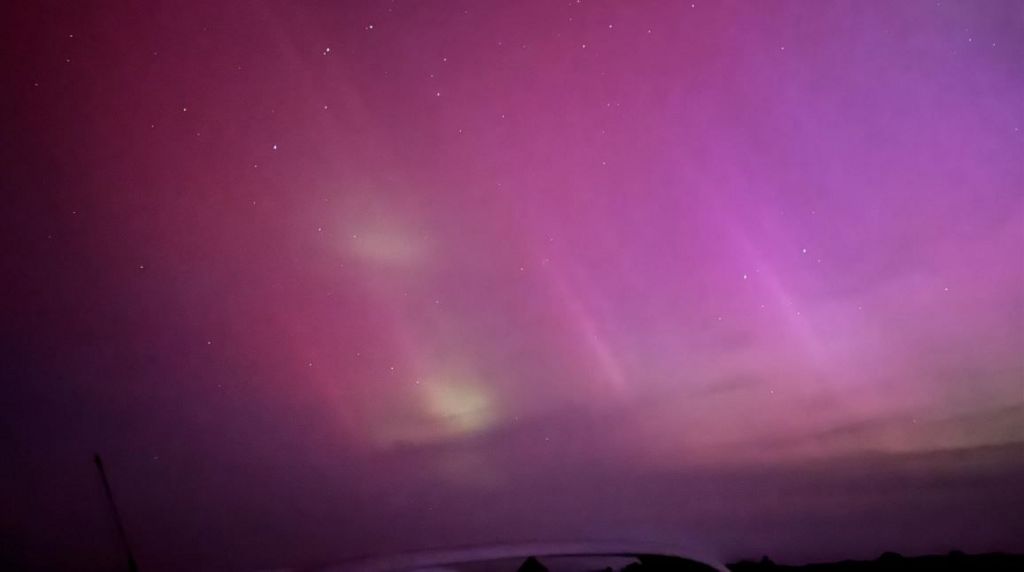 The Northern Lights in Jersey 