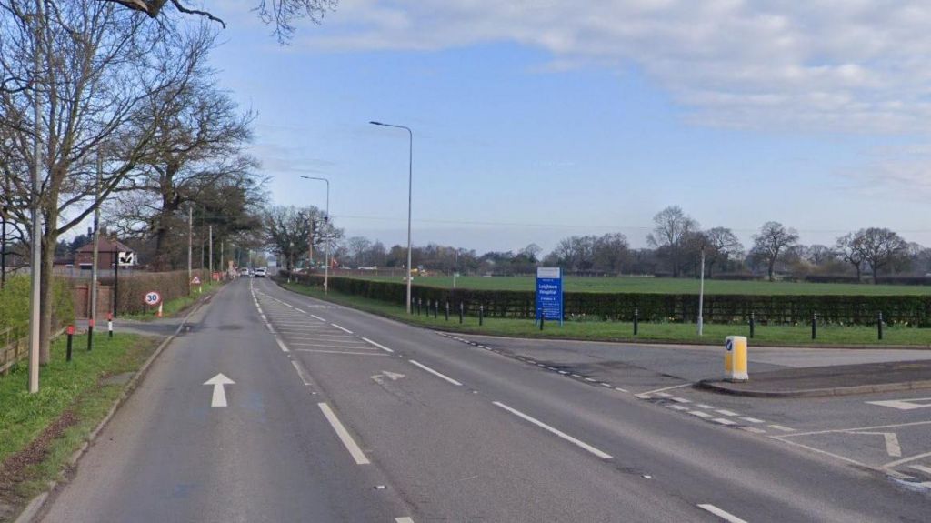 Leighton Hospital road closures come into force in new year BBC News