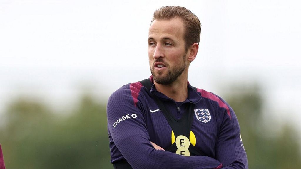 Harry Kane in England training