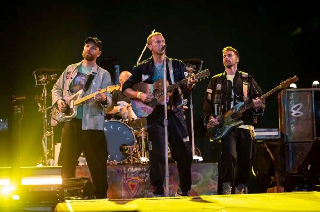 Coldplay aat Glastonbury 2024