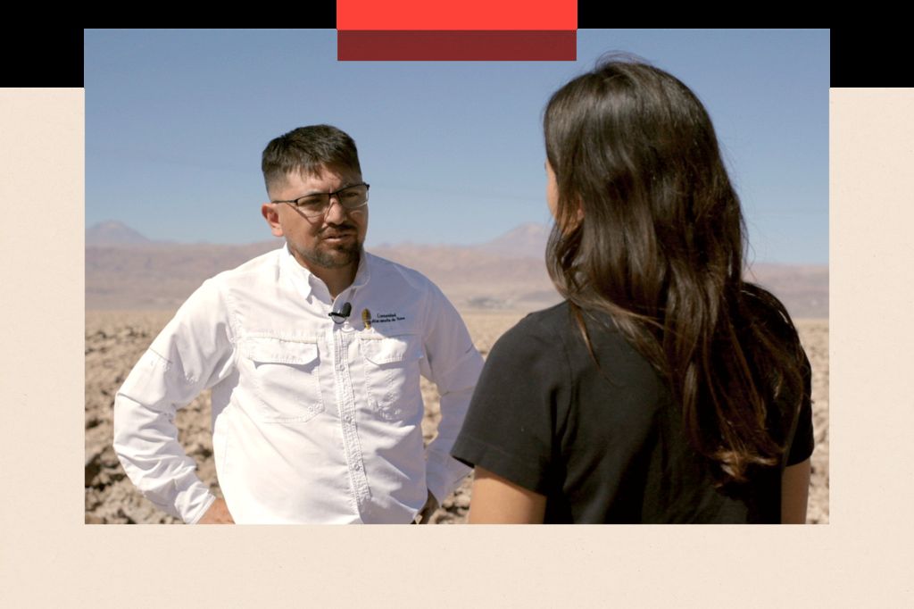 Sergio Cubillos speaks to Ione Wells