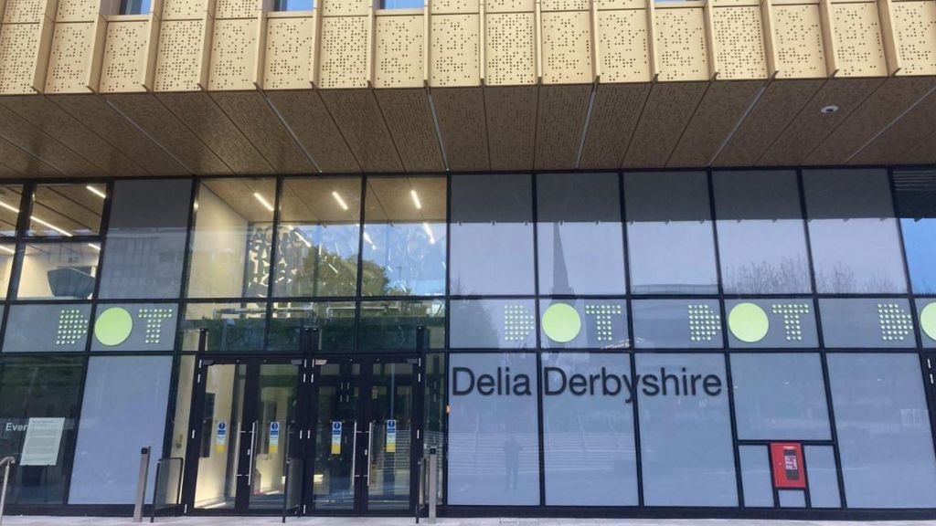 An external photo of the Delia Derbyshire building in Coventry