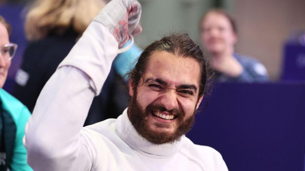 Dimitri Coutya celebrates victory