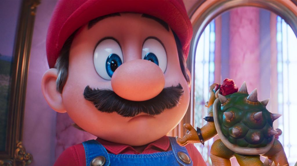 A picture of the animated verison of Mario