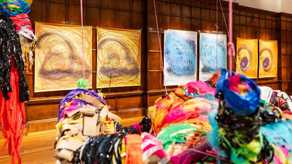 Nnena Kalu's artworks in the gallery