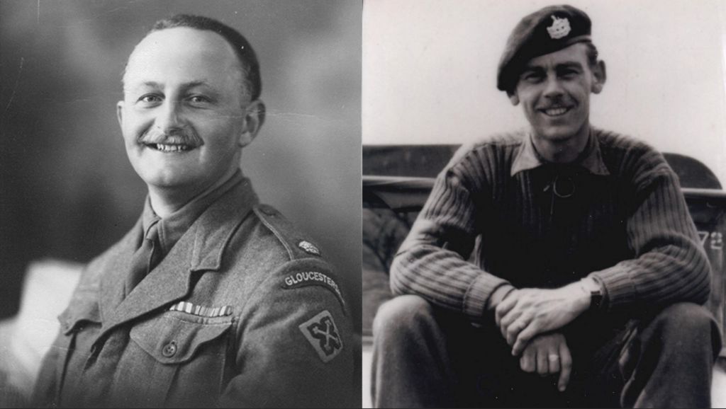 Maj Patrick Angier (l) and Sgt Donald Northey