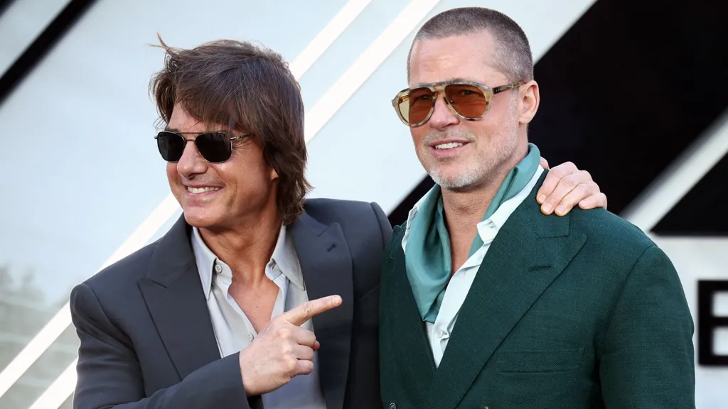 Brad Pitt and Tom Cruise