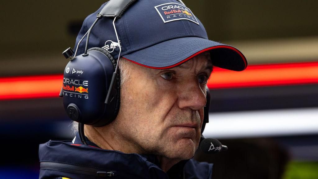 Adrian Newey, the Chief Technical Officer of Oracle Red Bull Racing looks on in the garage during practice ahead of the F1 Grand Prix of Great Britain at Silverstone Circuit on 6 July 2024