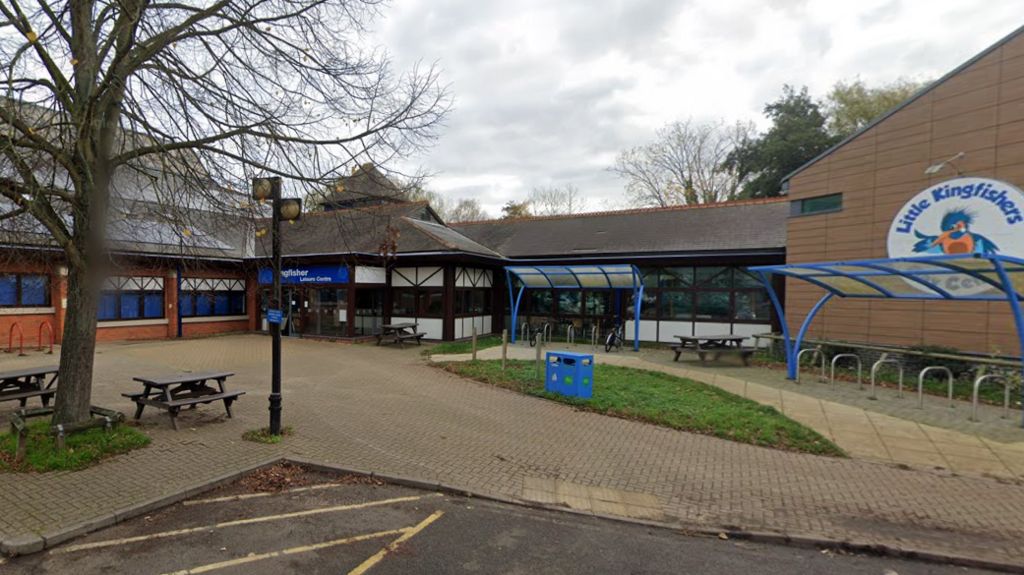 A general view of the entrance of the Kingfisher Leisure Centre in Sudbury