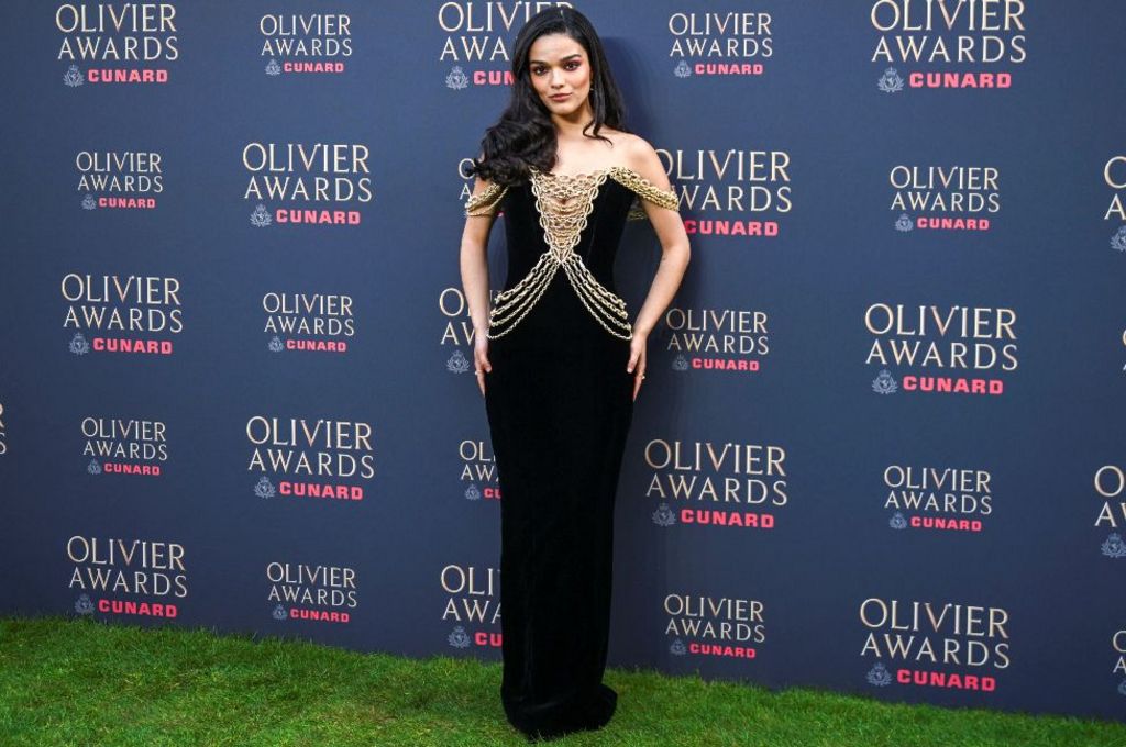 Rachel Zegler attends the 2026 Olivier Awards at the Royal Albert Hall in London, Britain, April 12, 2026