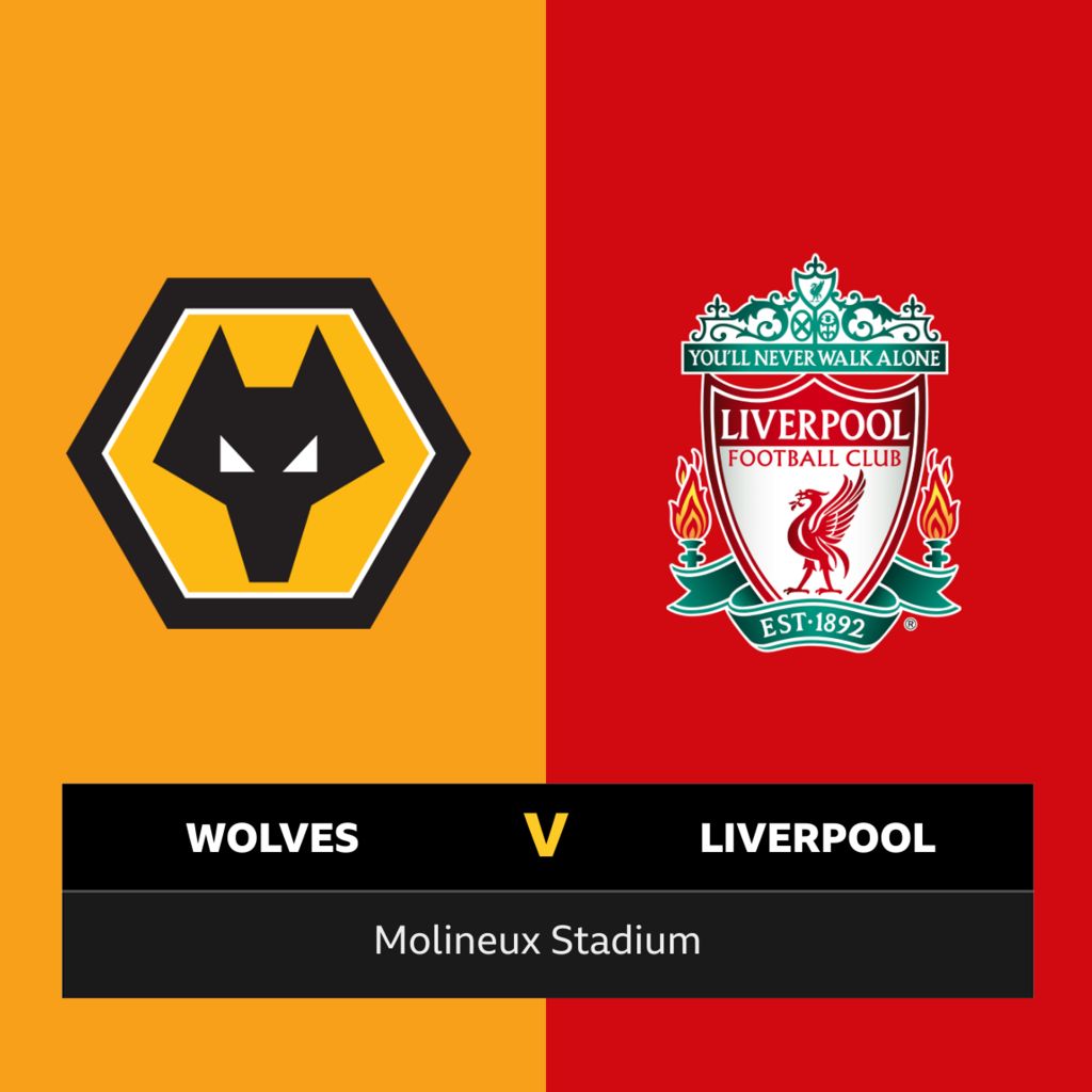 Follow Wolves v Liverpool live