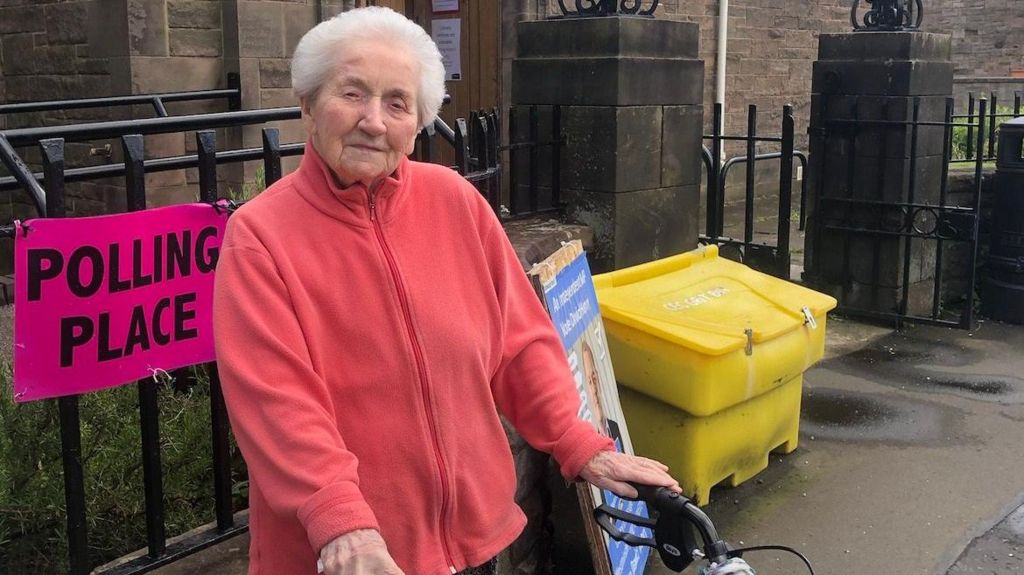 Flora Kelsey, 98-year-old turned away from her polling station after her postal vote never arrived