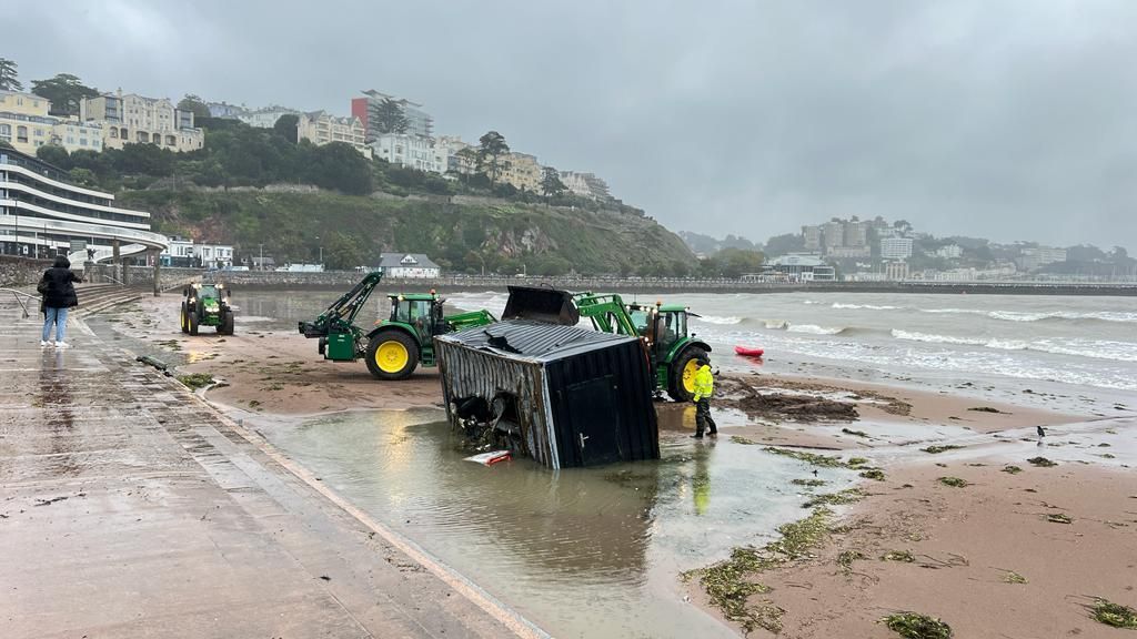 Storm Babet Torquay bar owner loses everything BBC News