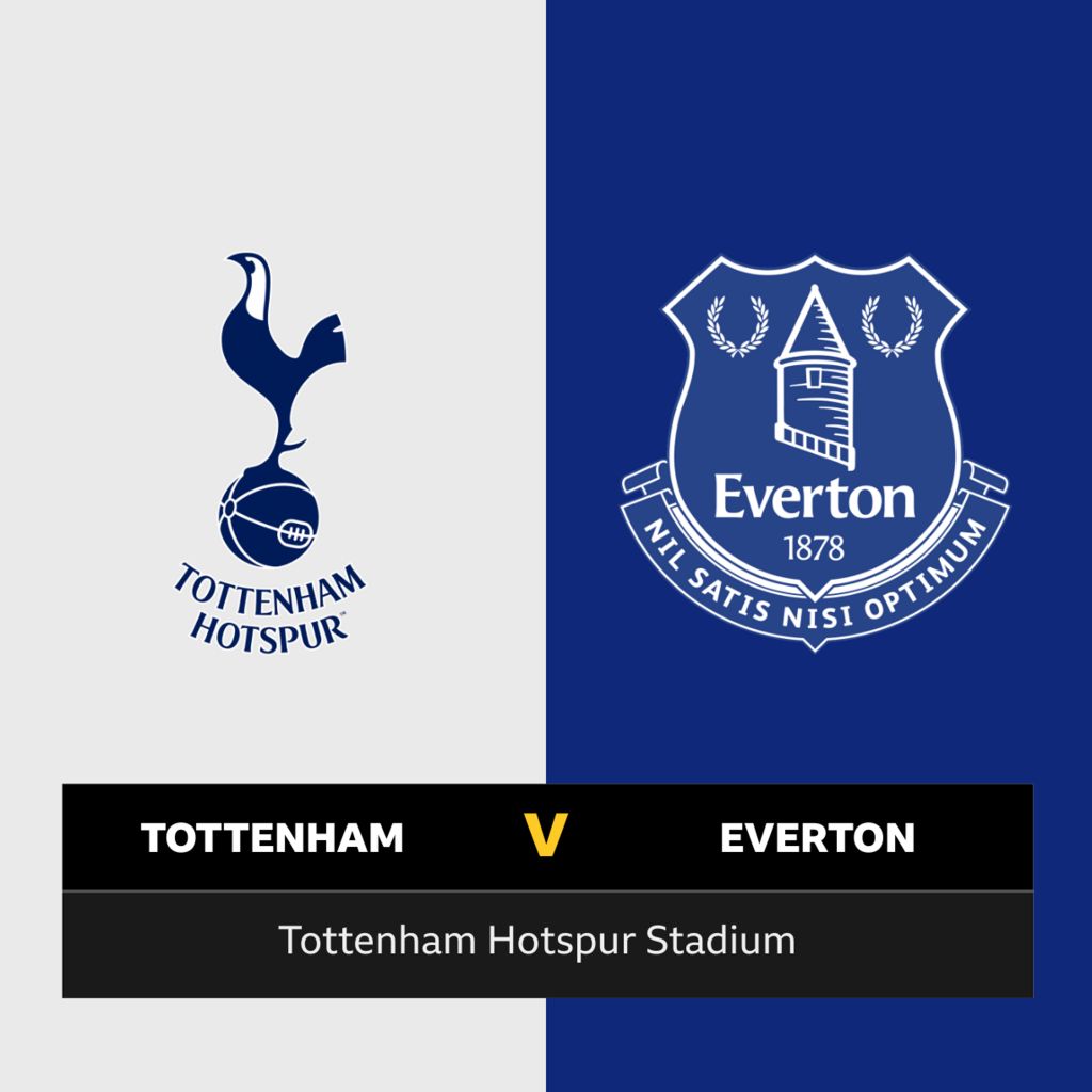 Follow Tottenham v Everton live