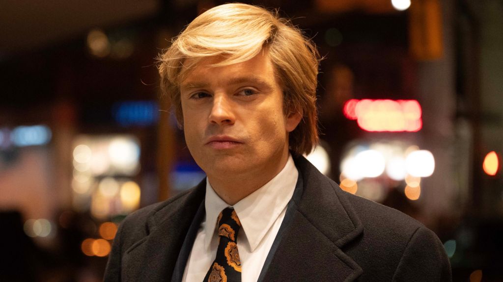 Sebastian Stan as Donald Trump in The Apprentice