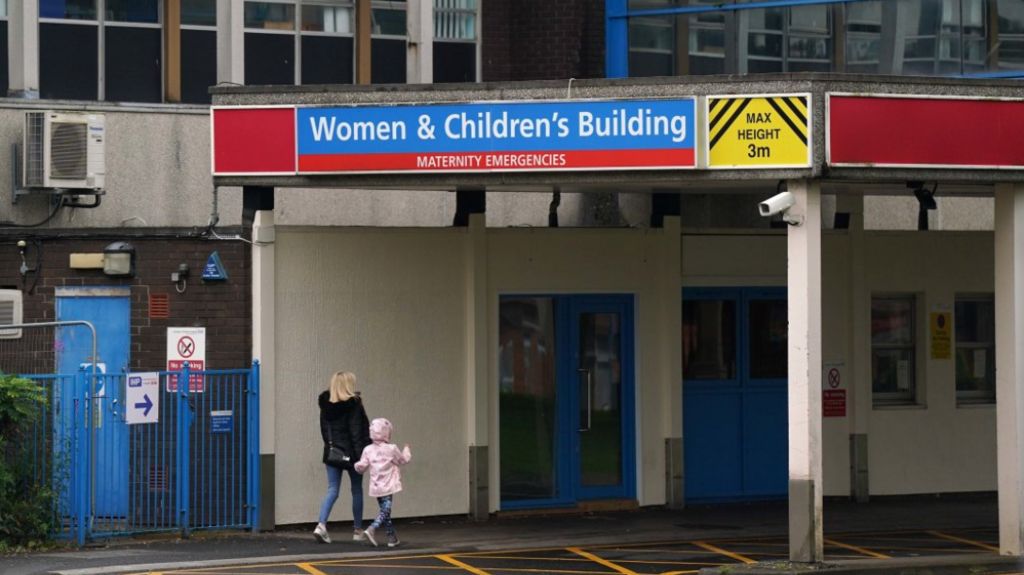 Countess of Chester Hospital's neonatal unit entrance