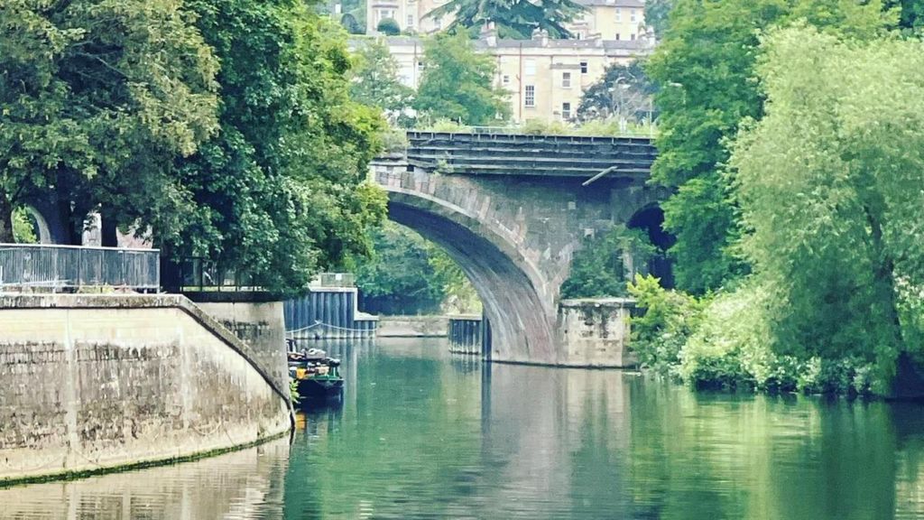 View of a bridge in Bath