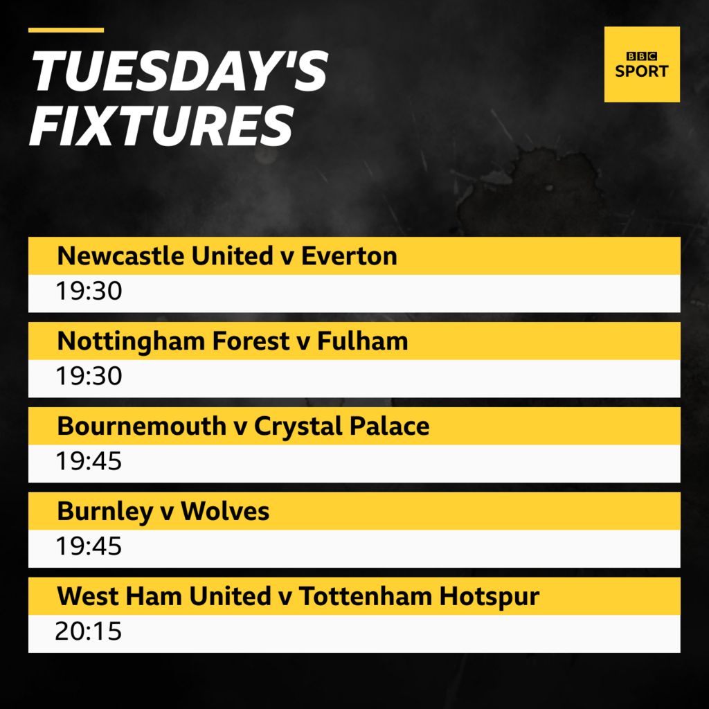 Premier League live Newcastle vs Everton, Nottingham Forest vs Fulham