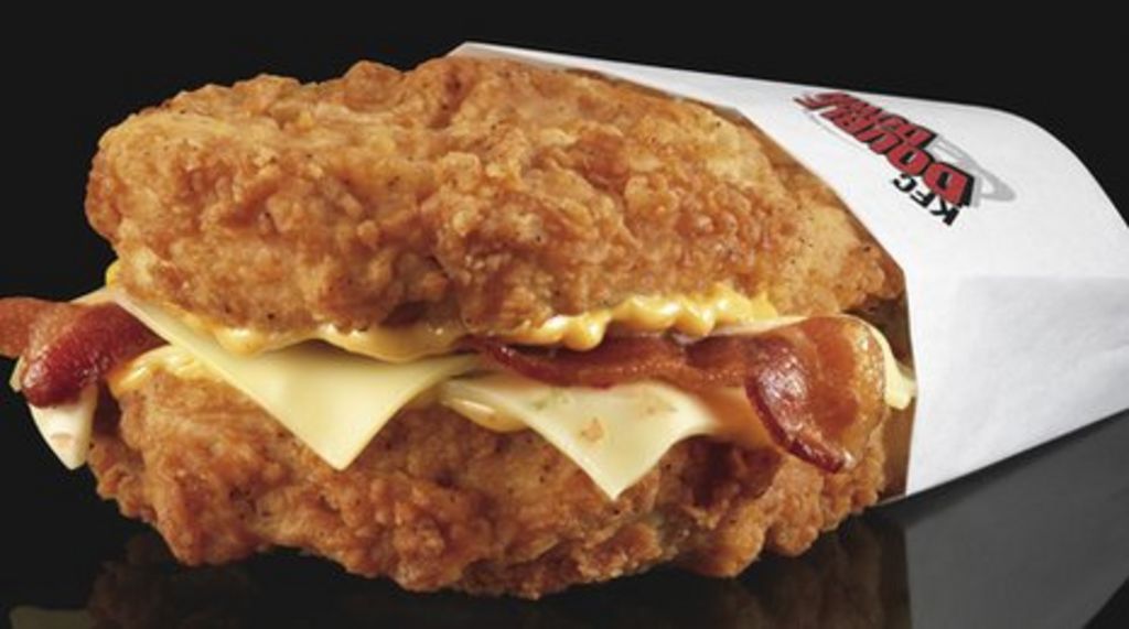 KFC launches 'bunless' burger in US BBC News