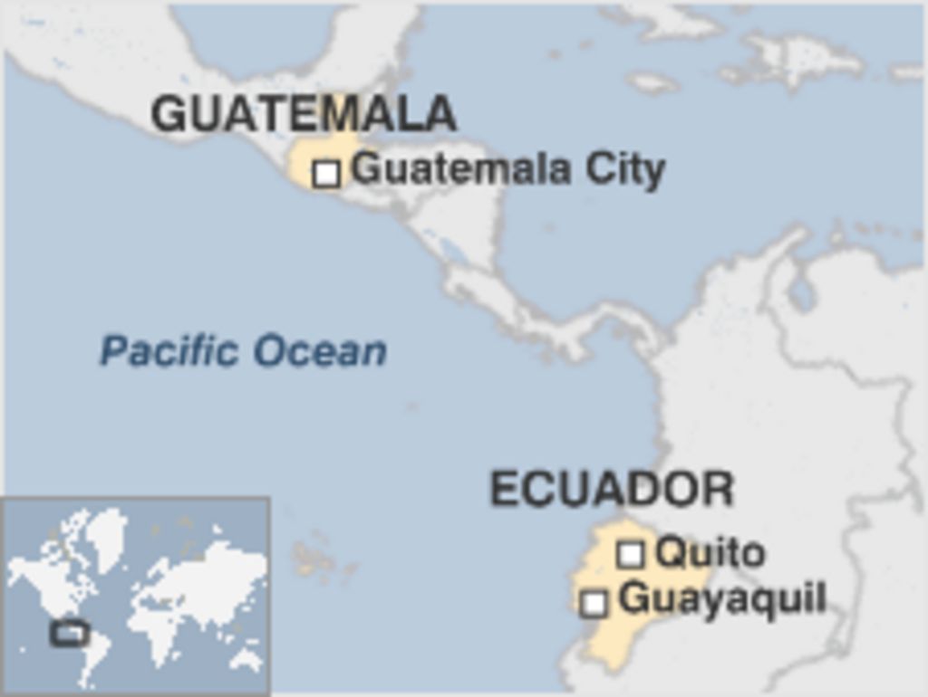 Thousands flee volcanos in Ecuador and Guatemala BBC News