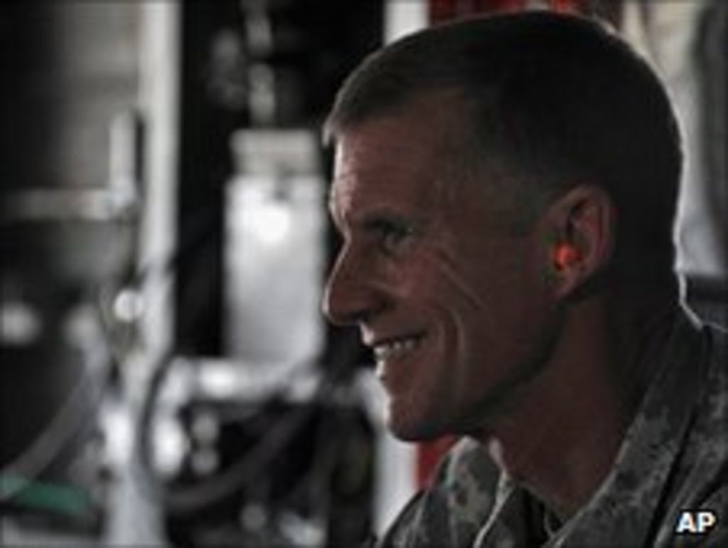 Excerpts Rolling Stone on General Stanley McChrystal BBC News