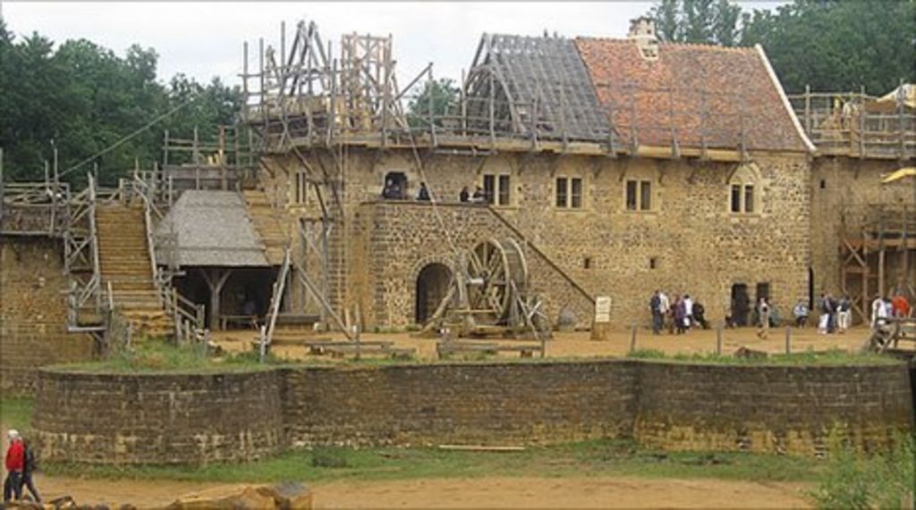 France's new medieval castle - BBC News