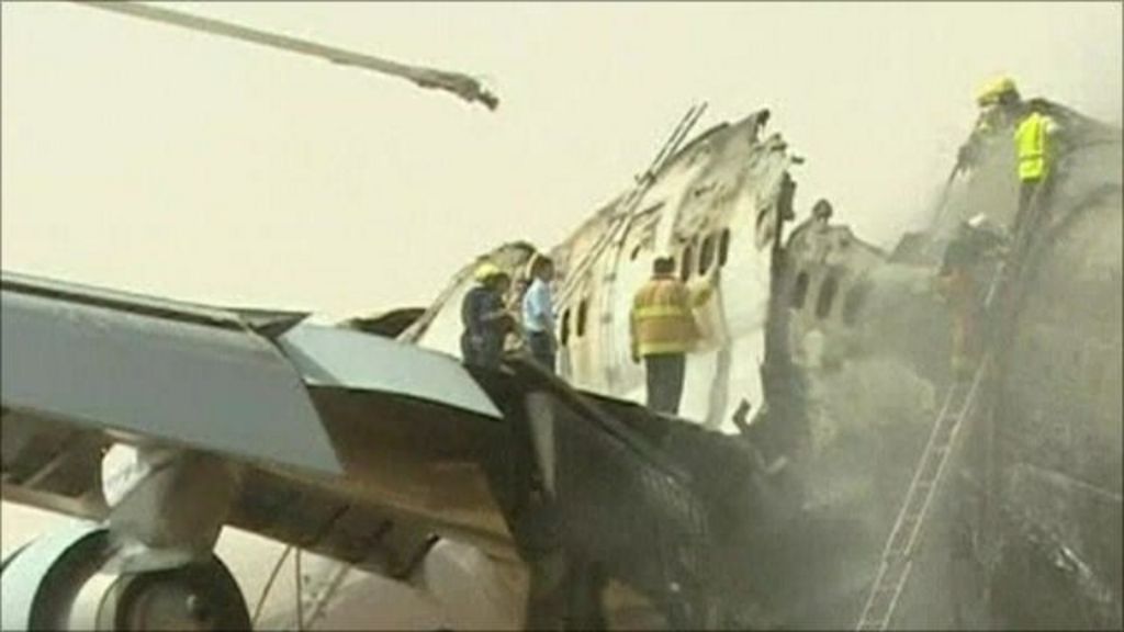 Lufthansa cargo plane crashes at Riyadh airport - BBC News