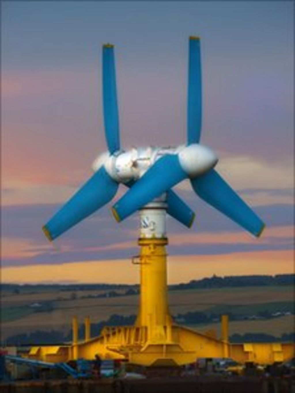 Largest tidal power device unveiled BBC News