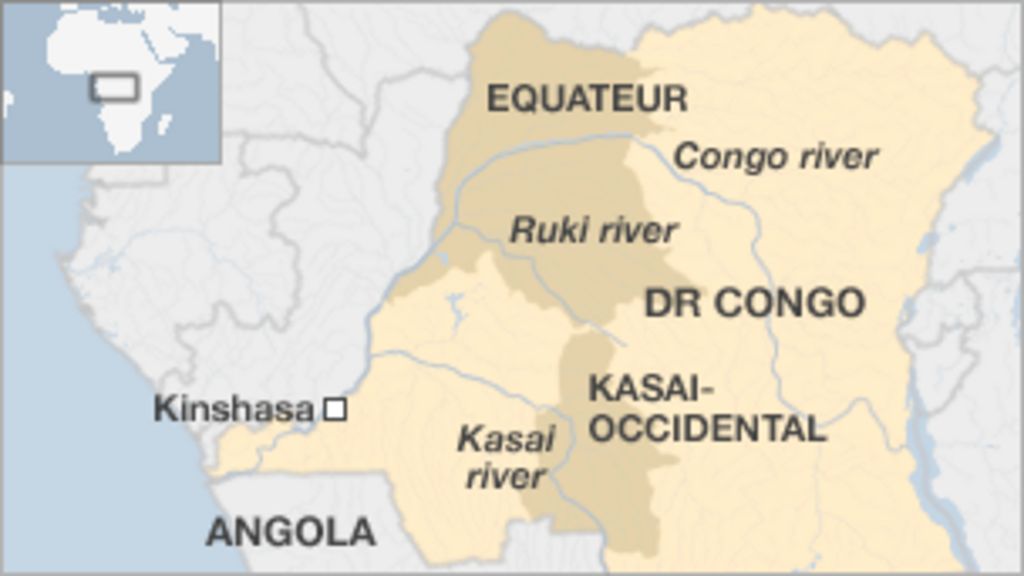 Kasai River In Africa Map DR Congo transport minister sacked over boat accidents   BBC News